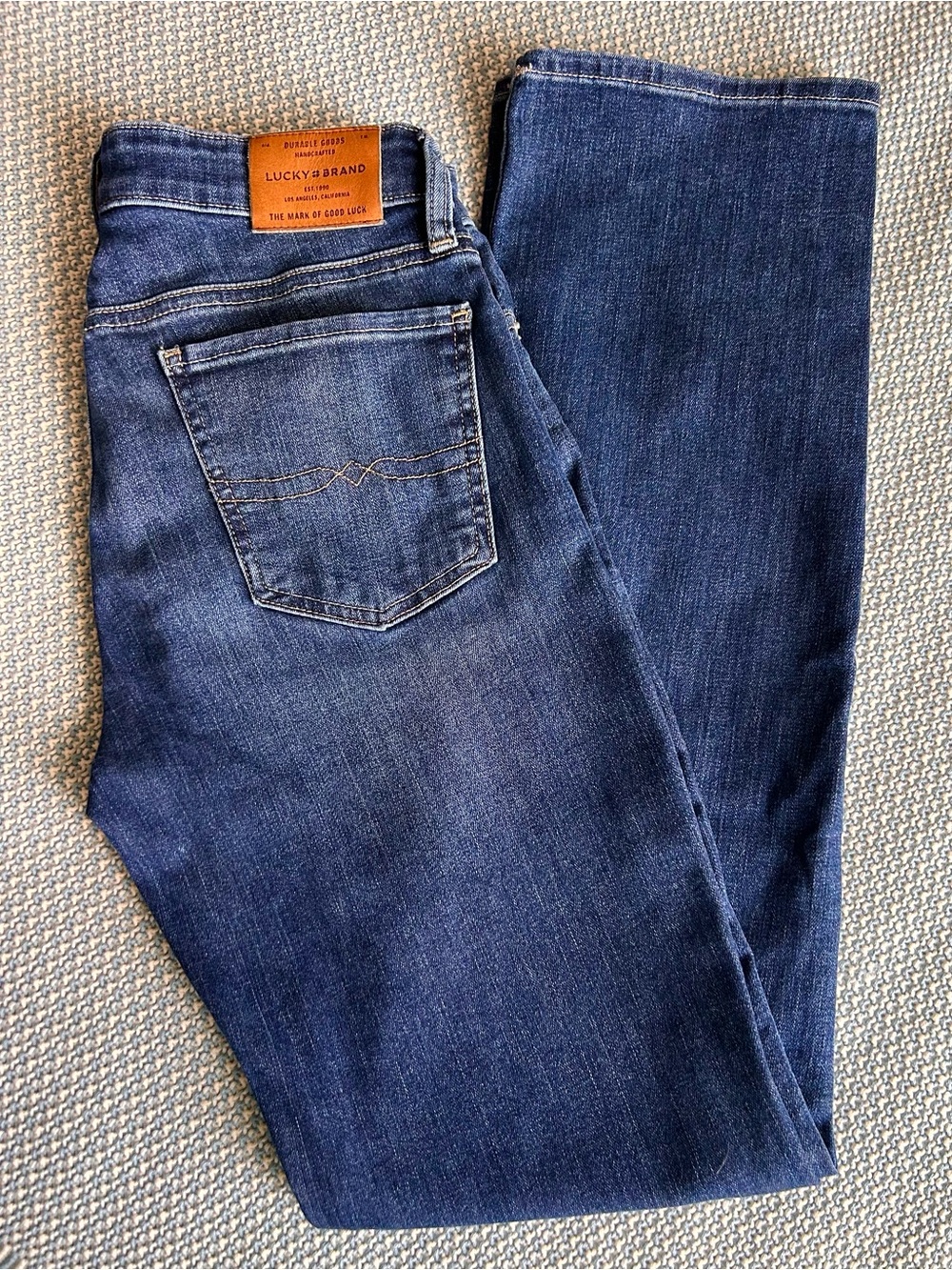 Lucky Brand Women’s “Sweet Straight” Blue Denim Jeans Size 6/28